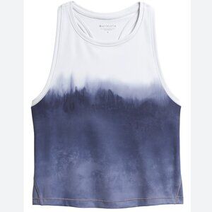 NWT Athleta Shanti Watercolor Stripe Crop XL tall XL tall